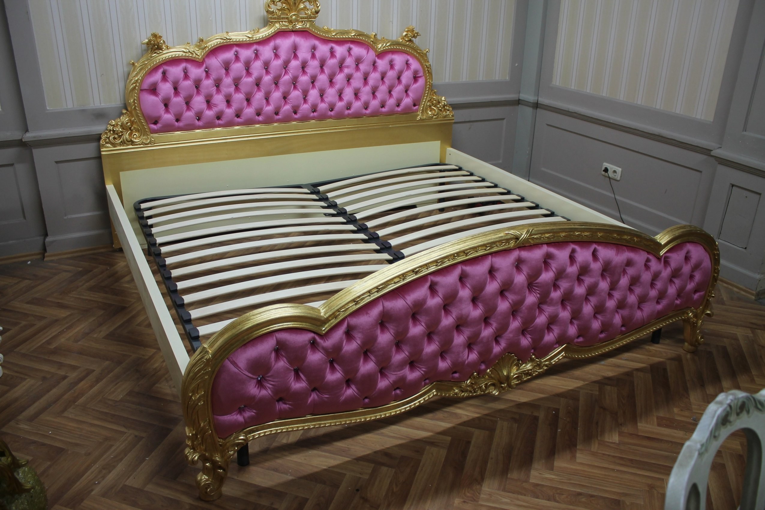 Baroque Bed Kingsize Bed 200X200 Sleeping Room Antique Style Vp7723 von King Size Bett 200X200 Bild