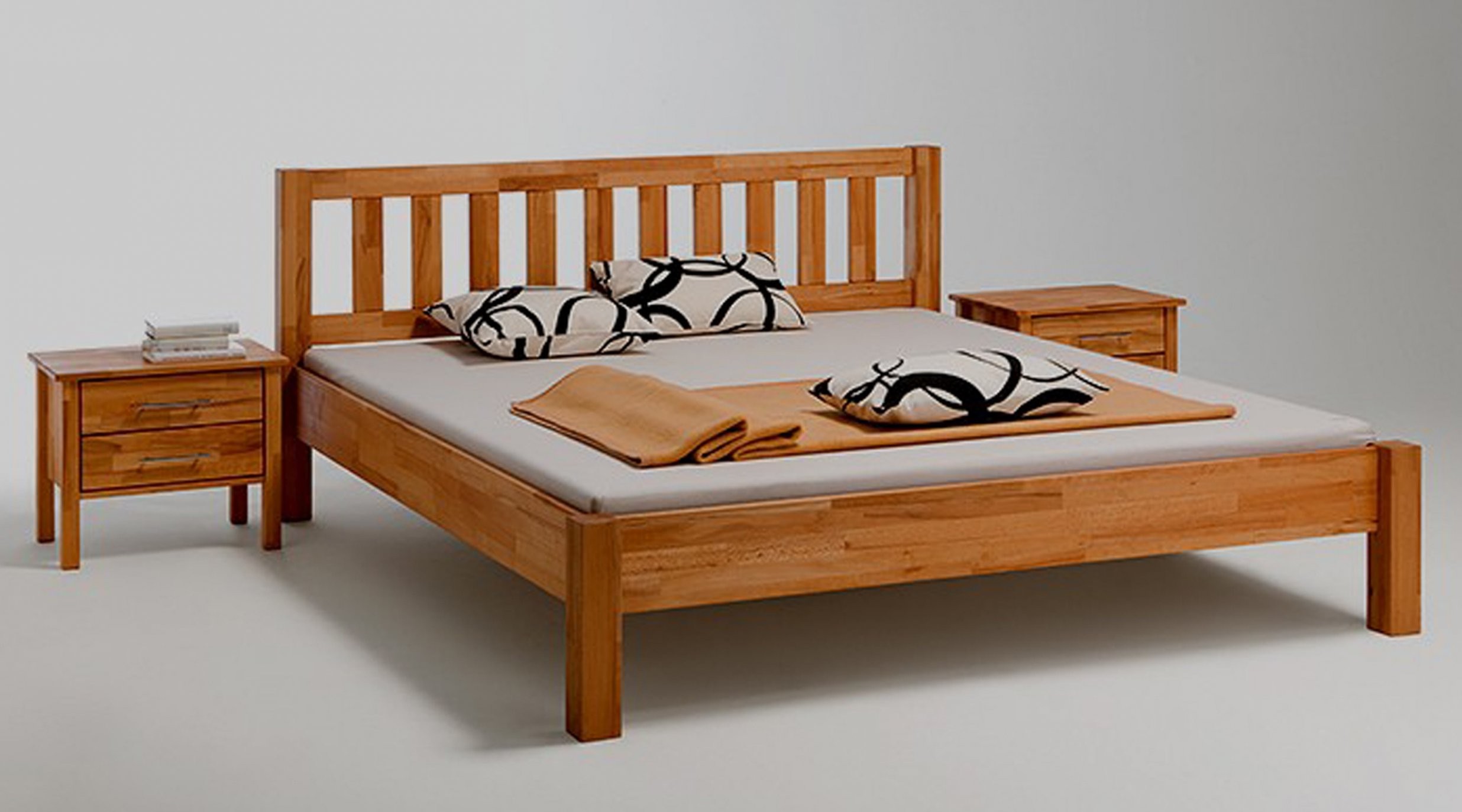 Bemerkenswert Bett Massivholz 160X200 Massivholzbett In Kernbuche von Bett 160X200 Massivholz Photo
