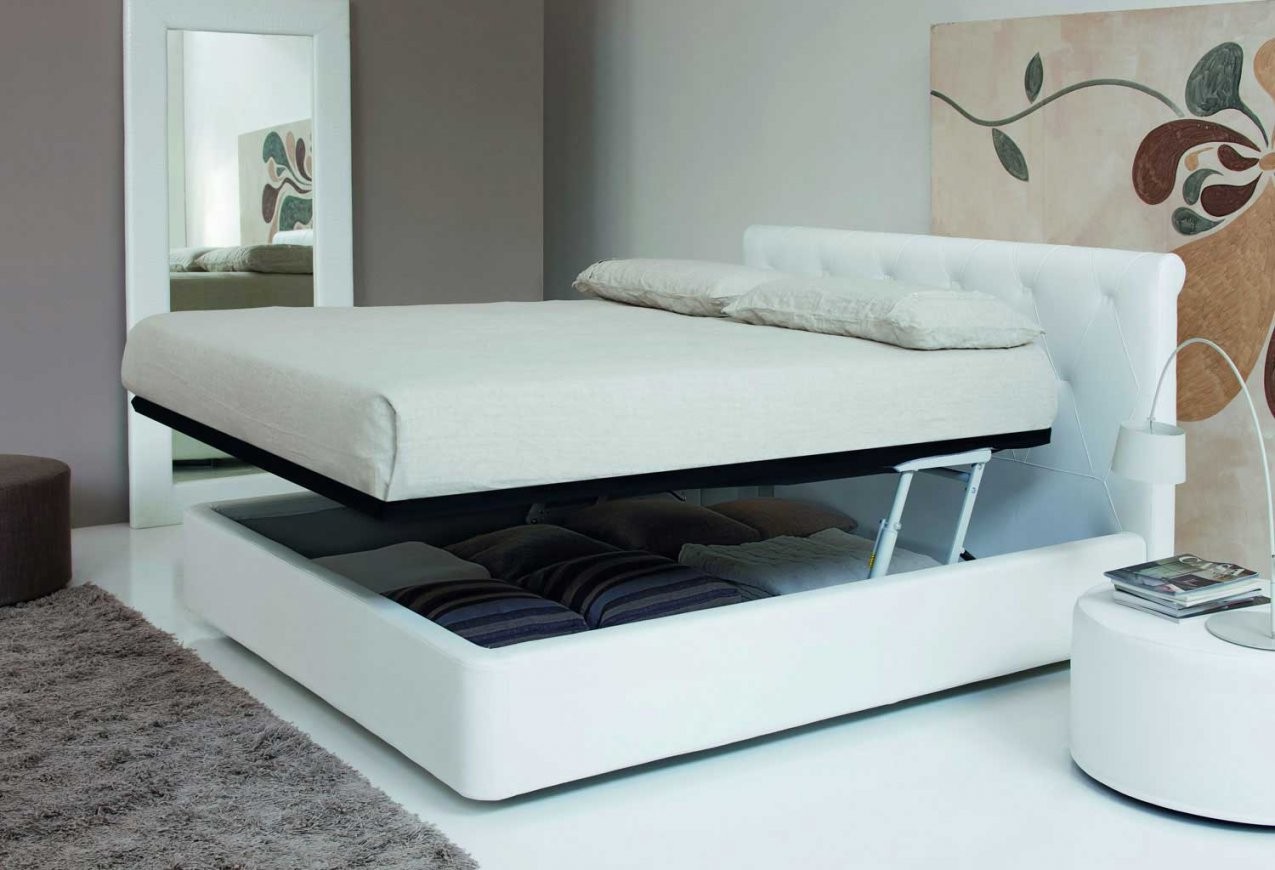 Italienisches Lederbett Cordoni  Elegantes Bett Aus Leder Aus Italien von Moderne Betten 120X200 Bild