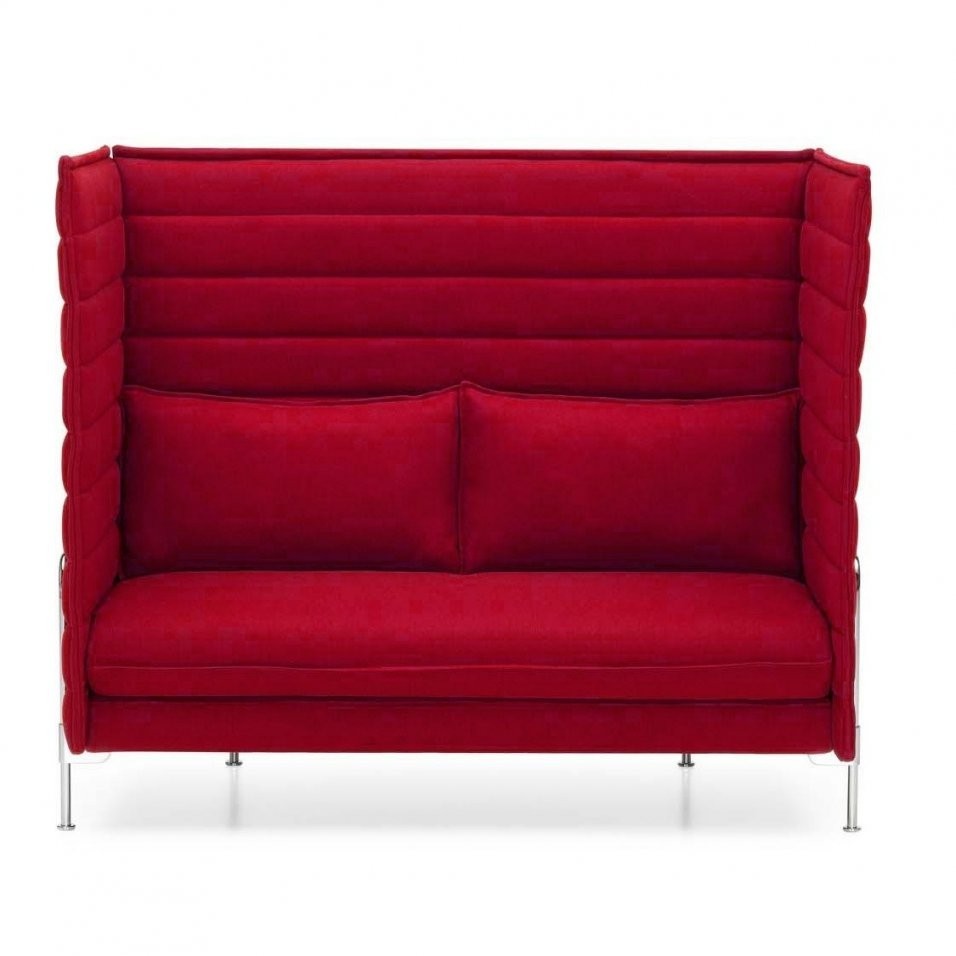 Vitra Alcove Highback 2Sitzer Sofa  Ambientedirect von 2 Sitzer Sofa Rot Photo