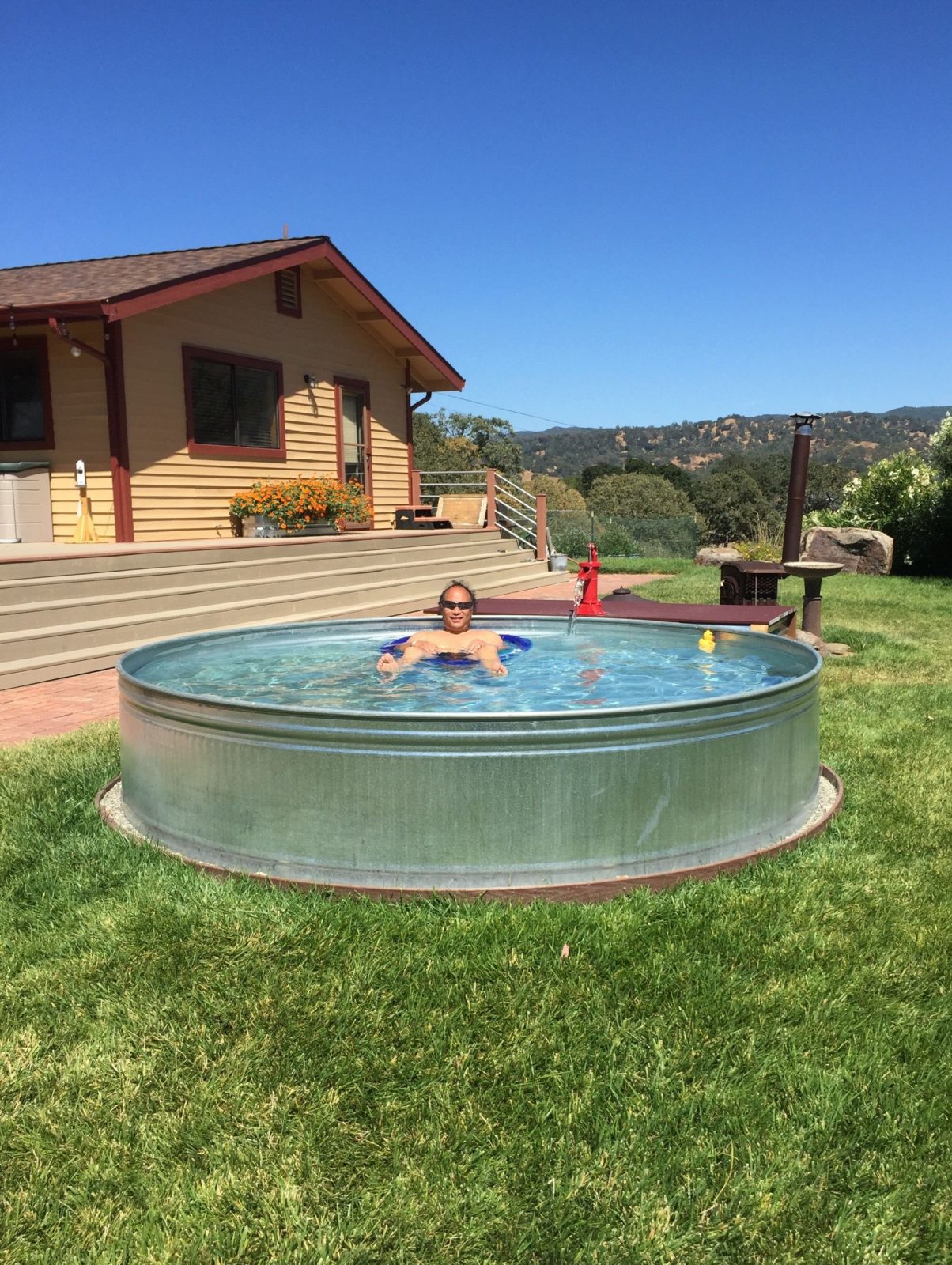 10 X 2 Stock Tank Wading Pool  Home  Badewanne Garten Pool Im von Mini Pool Im Garten Bild