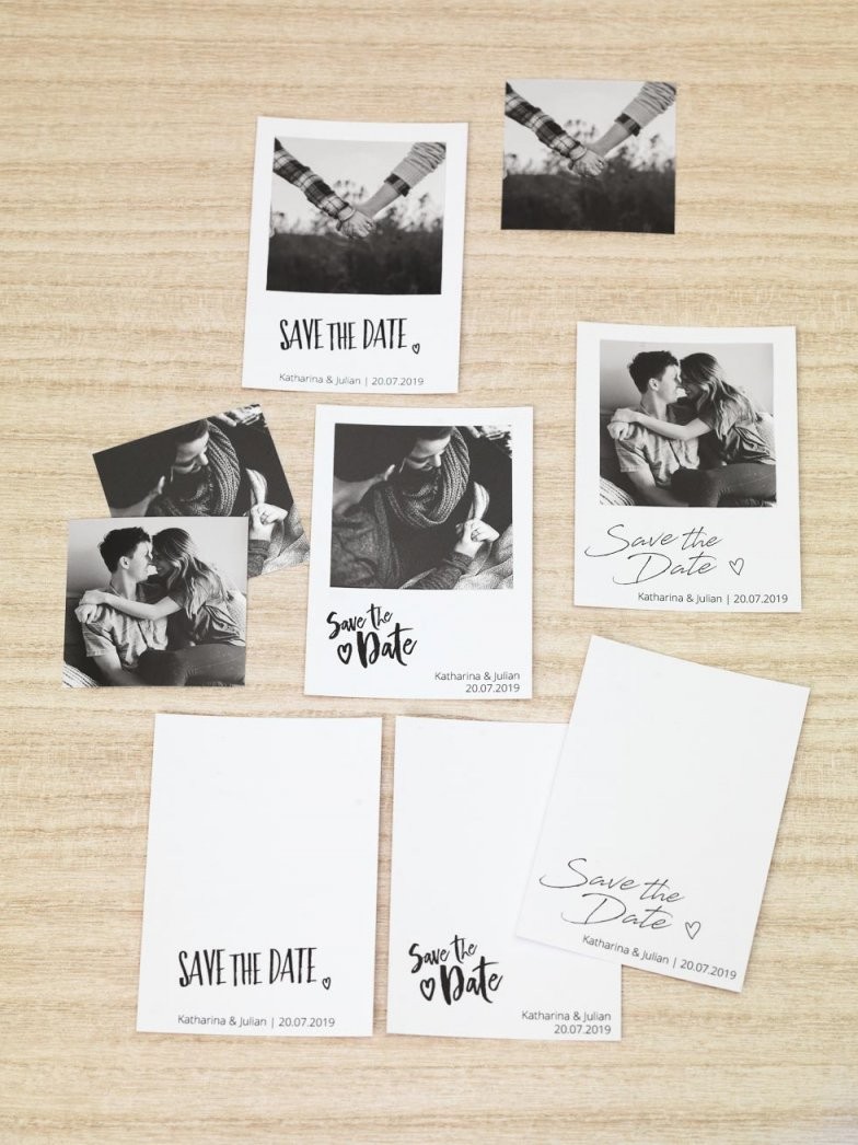 15 Savethedate Diyvorlagen Für Eure Hochzeit von Save The Date Karten Basteln Photo