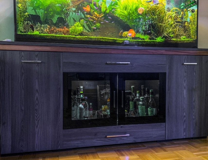 Aquarium Unterschrank Kaufen Oder Selbst Bauen  Nützliche von Aquarium Unterschrank 120 X 60 Bild