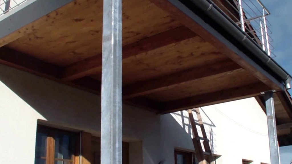 Balkon Träger Stützen Selber Machen  Youtube von Anbaubalkon Holz Selber Bauen Photo