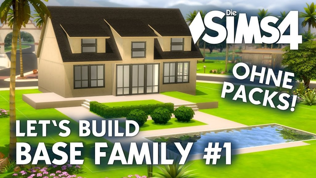Die Sims 4 Haus Bauen Ohne Packs  Base Family 1 Grundriss von Sims 4 Haus Bauen Photo