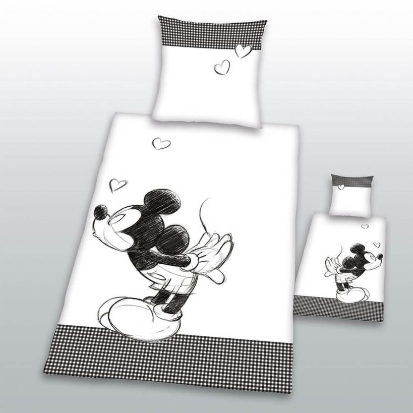 Disney Mickey Mouse  Bettwäsche Von Herding 1  Real von Partner Bettwäsche Mickey Mouse Und Minnie Mouse Photo