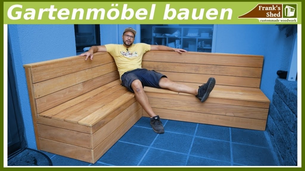 Gartenmöbel Aus Holz Bauen  Sitzbank Für Terrasse Selber Bauen von Lounge Gartenmöbel Holz Selber Bauen Bild