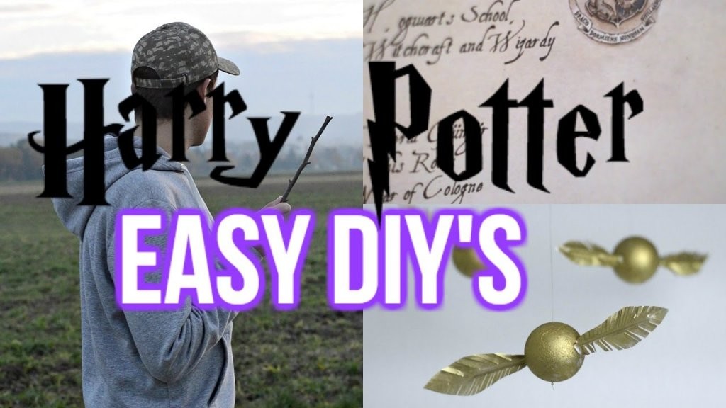 Harry Potter Decor Diy's  Einfache Ideen Potterweek  Youtube von Harry Potter Deko Ideen Photo
