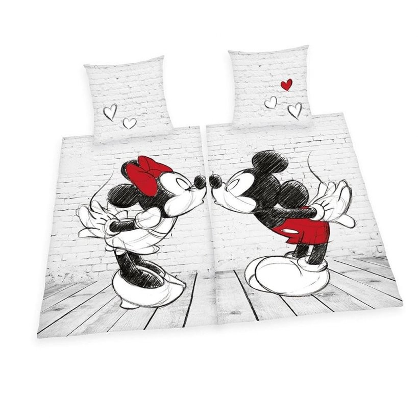 Herding Bettwäsche Disney&#039;s Mickey  Minnie  P  Real von Partner Bettwäsche Mickey Mouse Und Minnie Mouse Photo