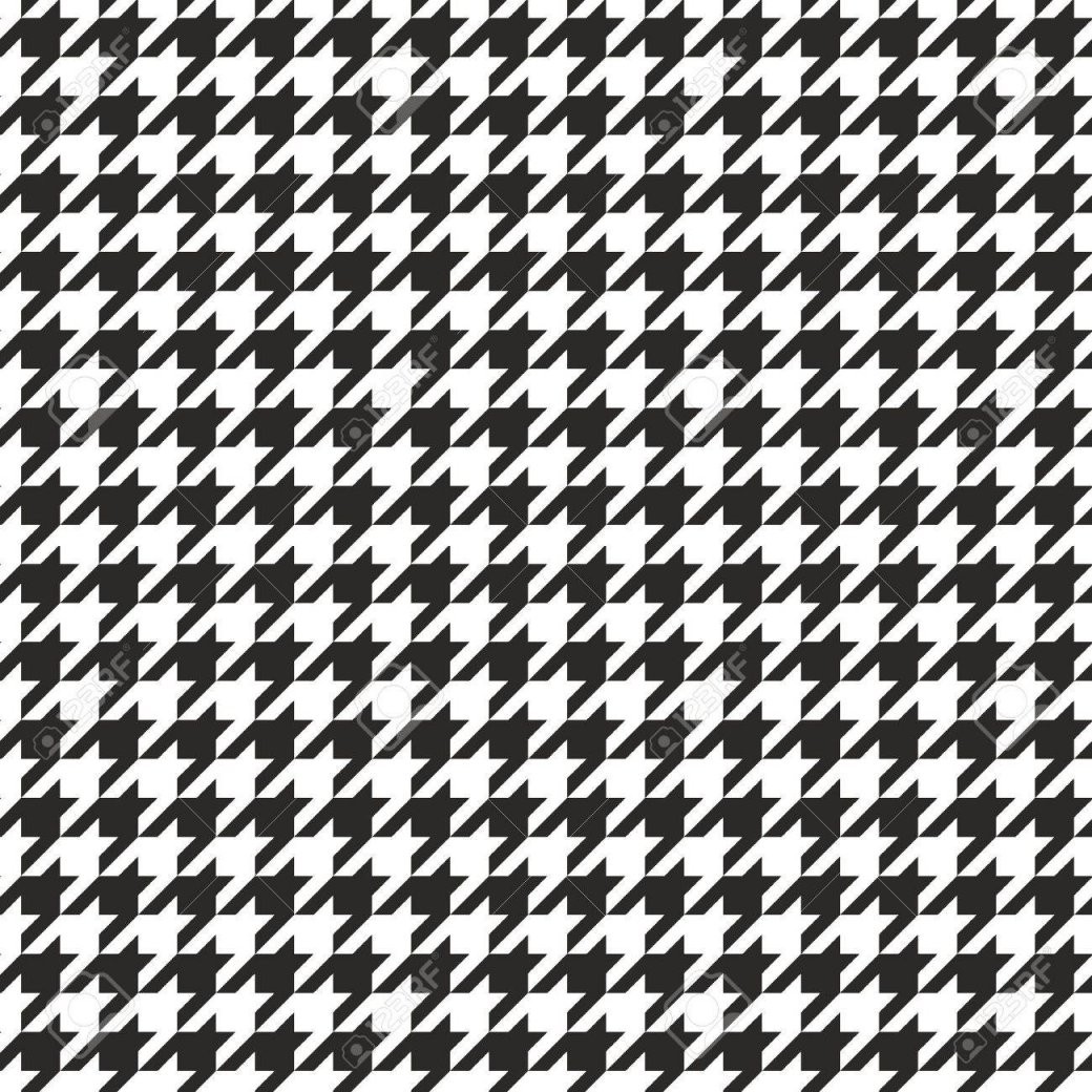 Houndstooth Fliesen Schwarzweißmuster Lizenzfrei Nutzbare von Fliesen Schwarz Weiß Muster Photo