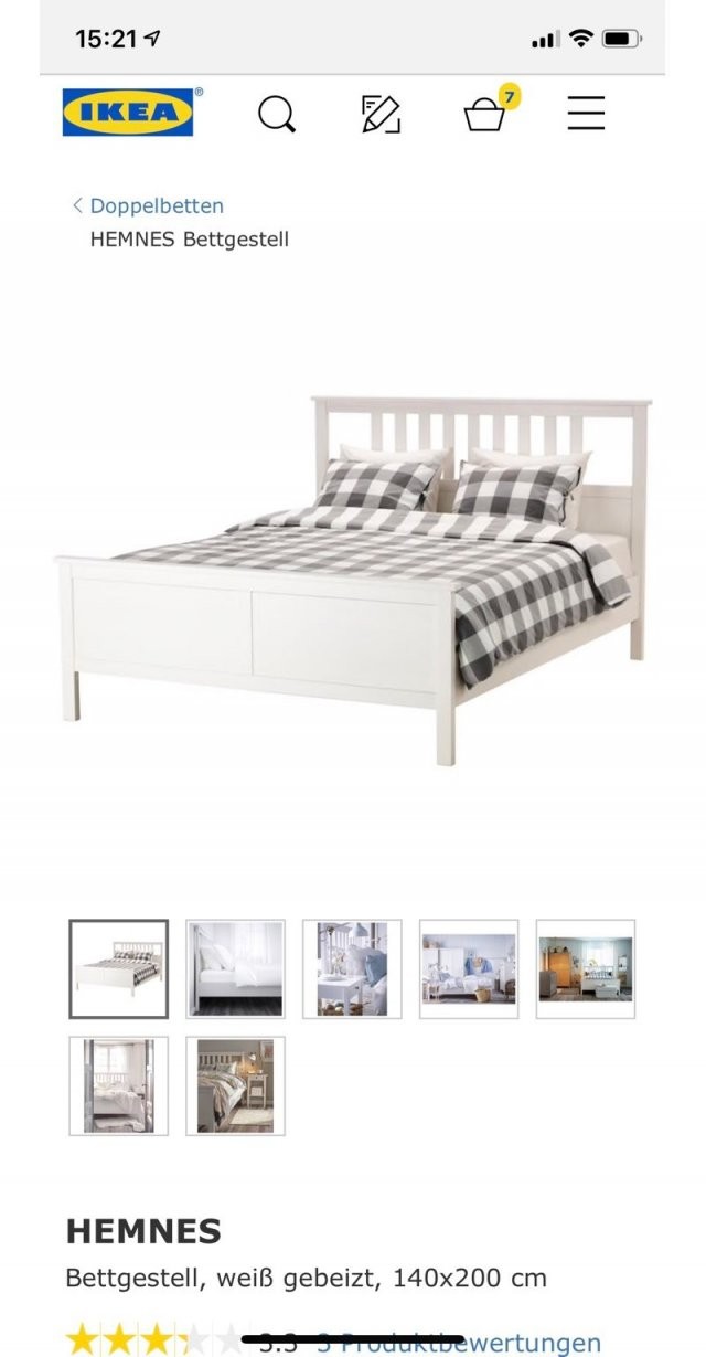 Ikea Hemnes Bett Gebraucht Kaufen Nur 2 St Bis 75% Günstiger von Ikea Bett Weiß 140X200 Photo