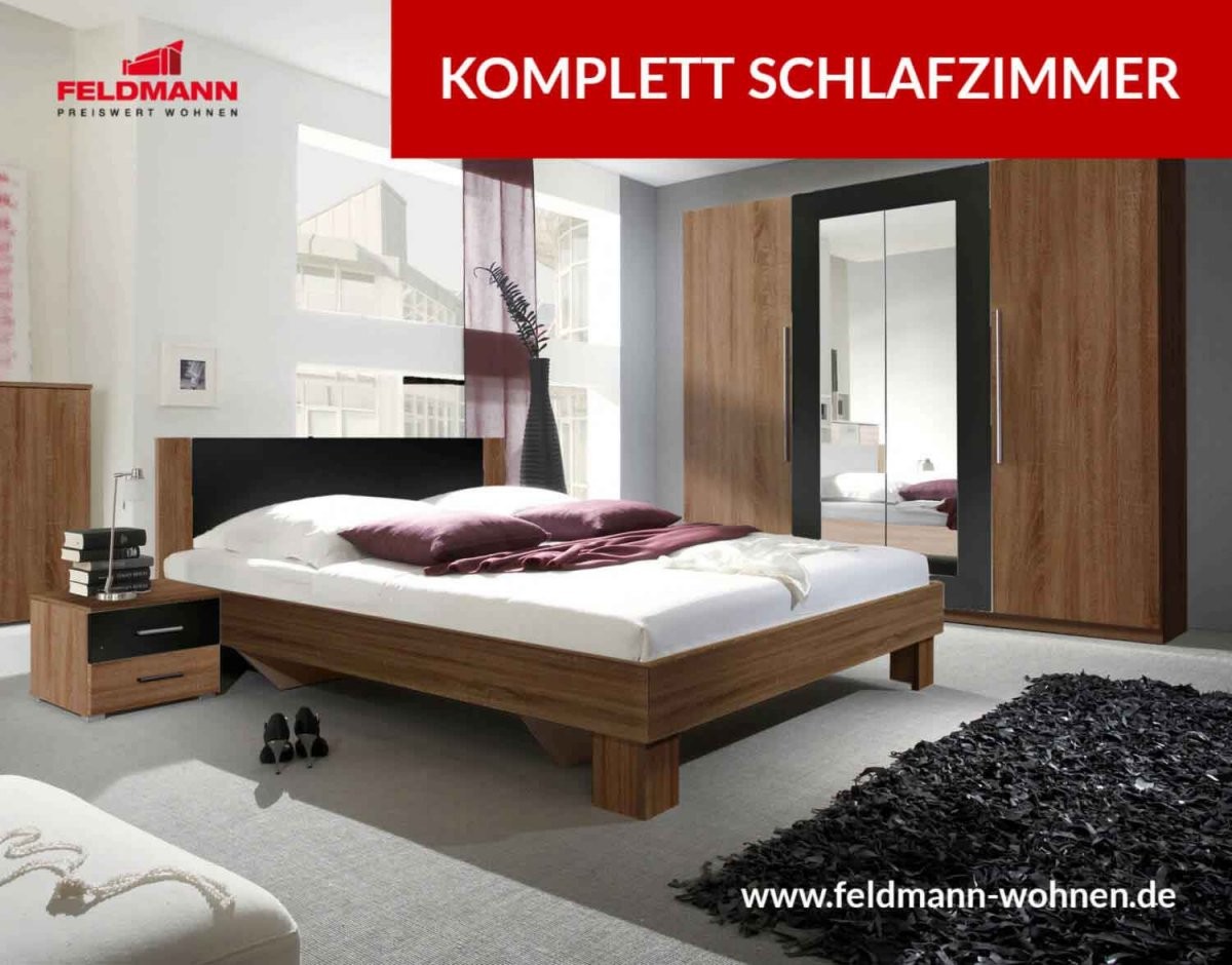 Komplett Schlafzimmer │Günstig Bei Feldmann Online Kaufen von Bett Komplett Günstig Kaufen Bild