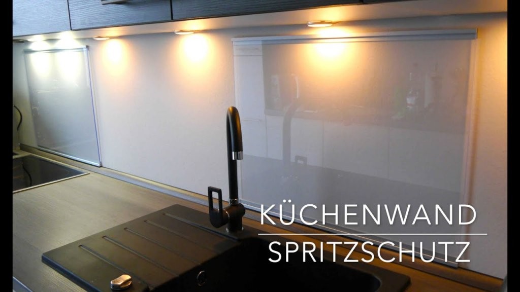 Küchen Wand Spritzschutz Aus Plexiglas  Selber Bauen  Anleitung von Led Plexiglas Beleuchtung Bauanleitung Photo