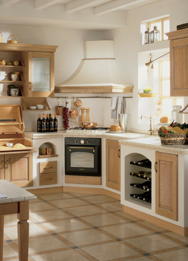 Landhausküchen Aus Holz Bilder  Ideen Für Rustikale Küchen Im von Küche Im Landhausstil Gestalten Bild