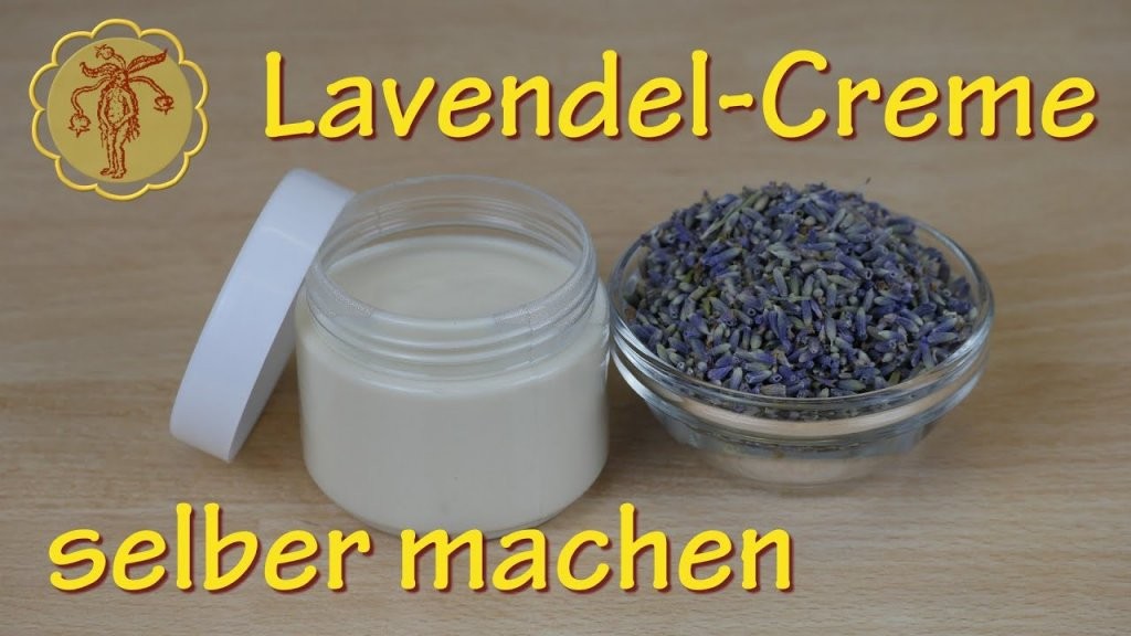 Lavendelcreme Selber Machen  Für Unreine Gereizte Haut  Youtube von Lavendel Creme Selber Machen Bild
