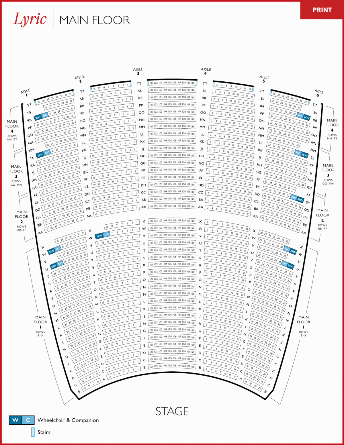 Lyric Seating Charts von Lyric Opera Seating Chart Bild