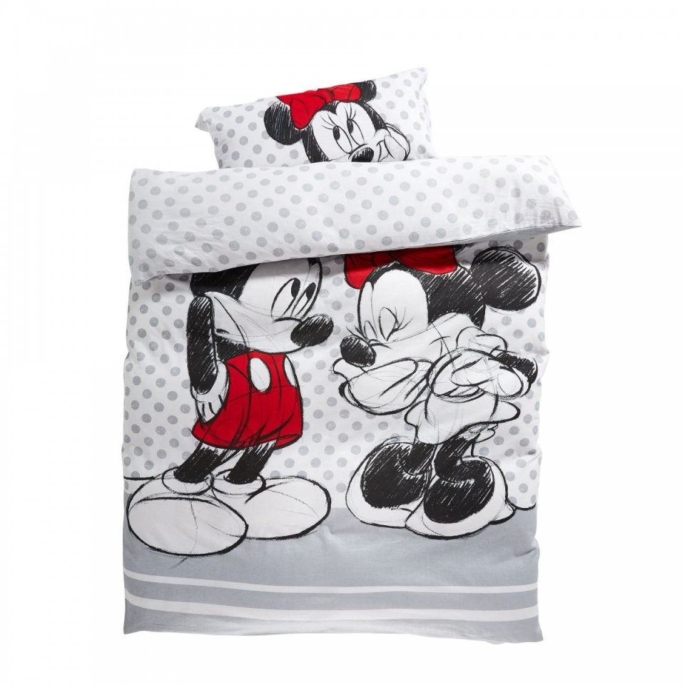 Mickey Maus Bettwäsche  Kinderbettwäsche Minnie  Mickey 135X200 Cm von Baby Bettwäsche Mickey Mouse Bild
