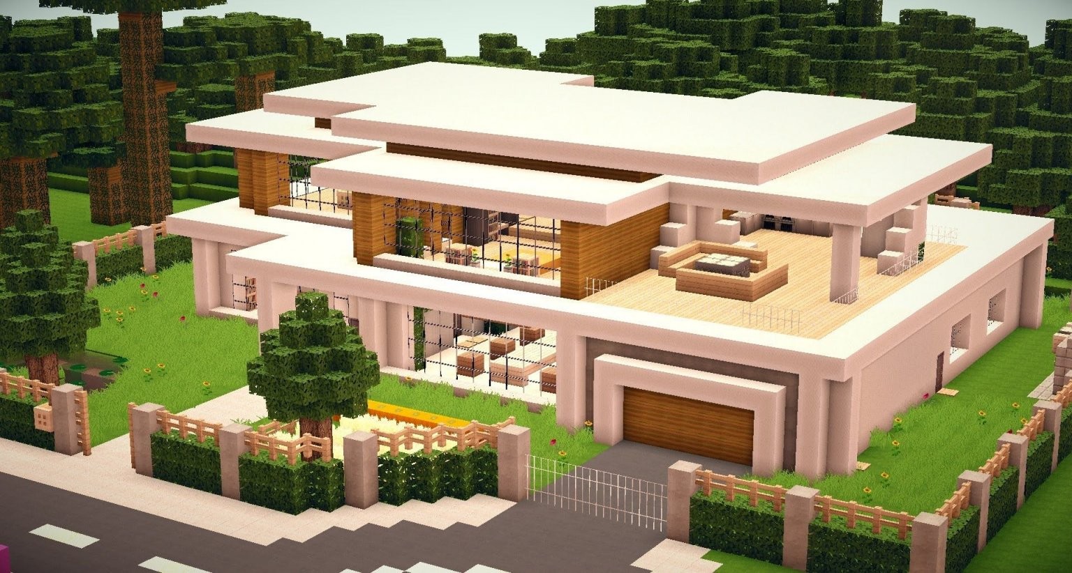 Minecraft Haus Modern 05  Minecraft  Minecraft Minecraft Haus Und von Minecraft Haus Bauen Plan Bild