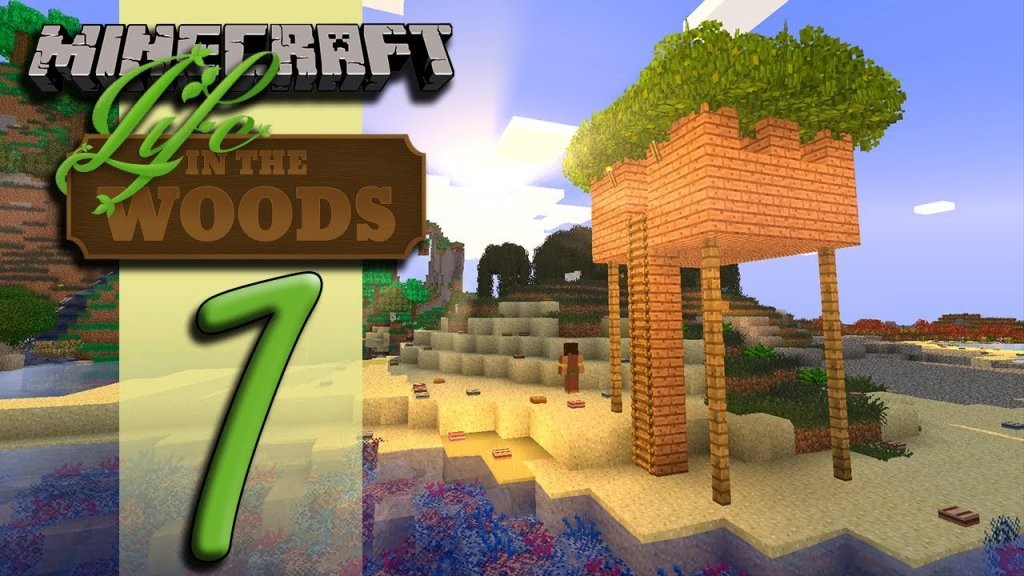 Minecraft Life In The Woods  Ep01  Beautiful  Youtube von Life In The Woods Minecraft Photo