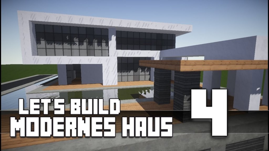 Minecraft  Modernes Haus Bauen 4 Tutorialanleitung [Hd]  Youtube von Minecraft Modernes Haus Bauen Anleitung Photo