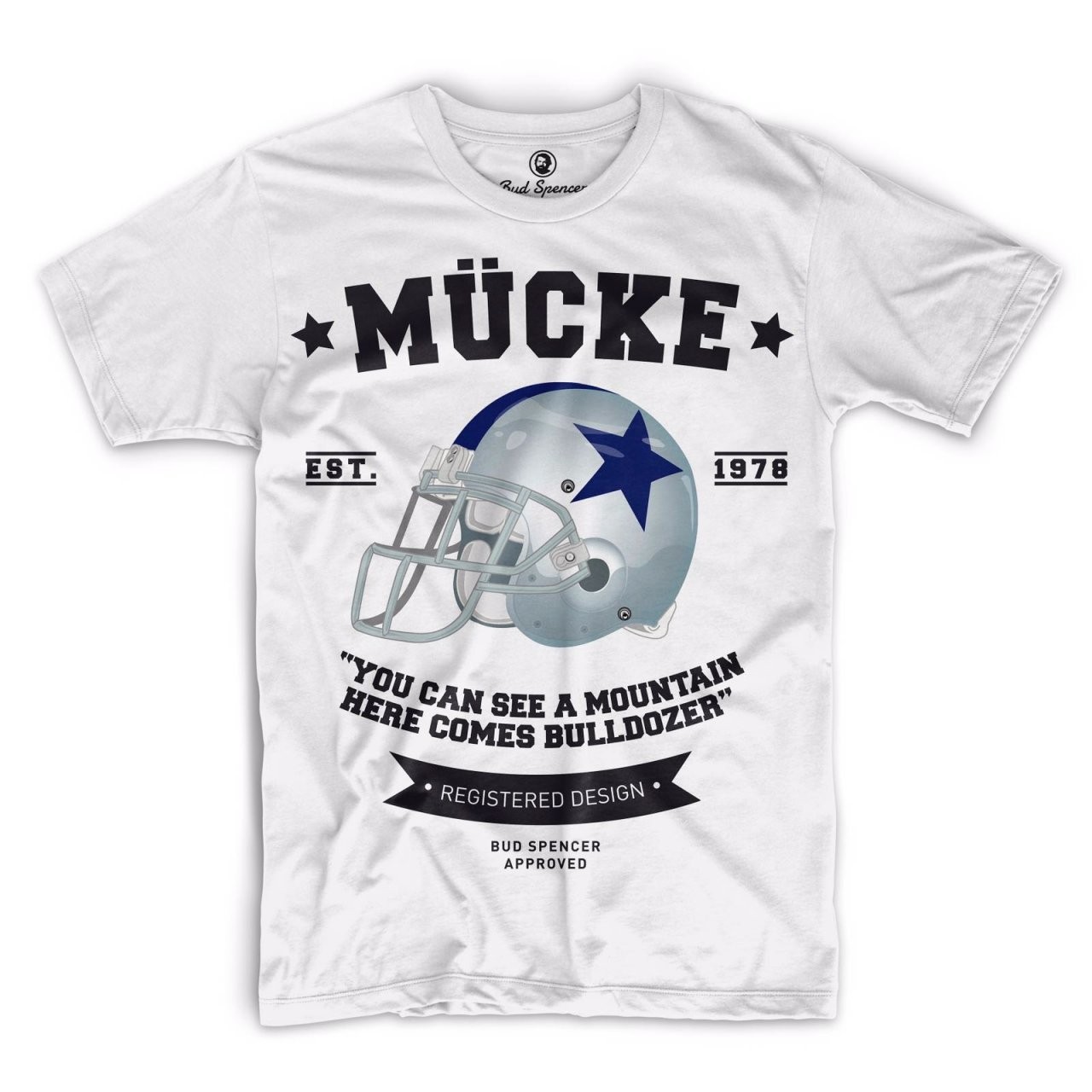 Mücke  Bulldozer  Tshirt (White)  Bud Spencer®  Bud Spencer von Bud Spencer Mücke 63 Bild