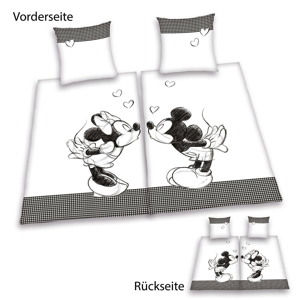 Partner Bettwäsche Mickey Mouse Und Minnie Mouse Doppelpack 1 X von Mickey Mouse Bettwäsche 200X200 Bild