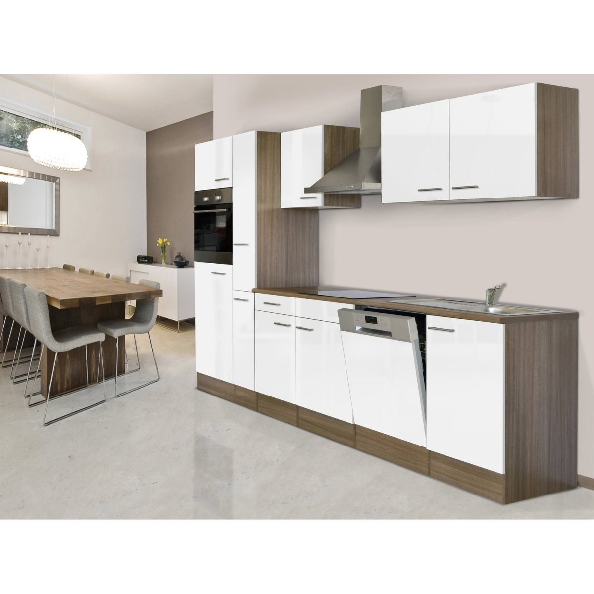 Sandedelstahl Küchenzeilen Online Kaufen  Möbelsuchmaschine von Küche Mit E Geräten Ohne Kühlschrank Bild