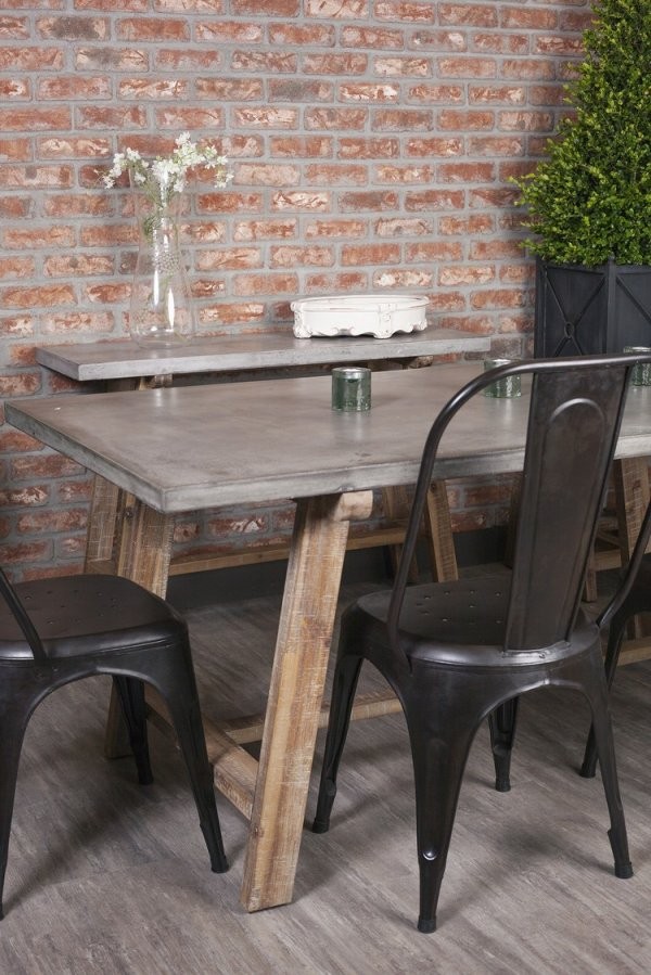 Tisch In Betonoptik Selber Machen  Ideen Mit Effektspachtel von Möbel In Betonoptik Streichen Bild