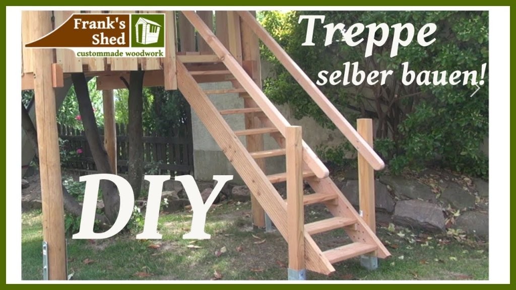 Treppe Aus Holz Selber Bauen  Diy Holztreppe Anleitung von Außentreppe Holz Selber Bauen Photo