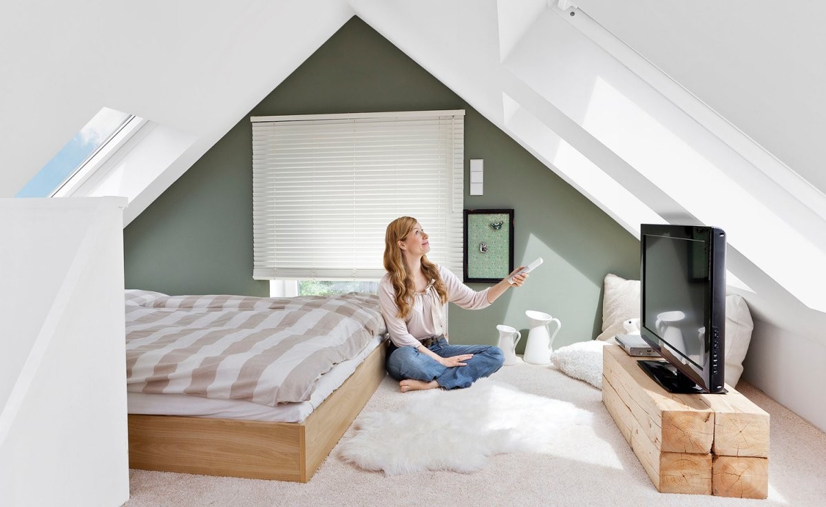 Wohnung Mit Dachschräge Chic Einrichten  Raumideen von Einrichtungsideen Schlafzimmer Mit Dachschräge Photo