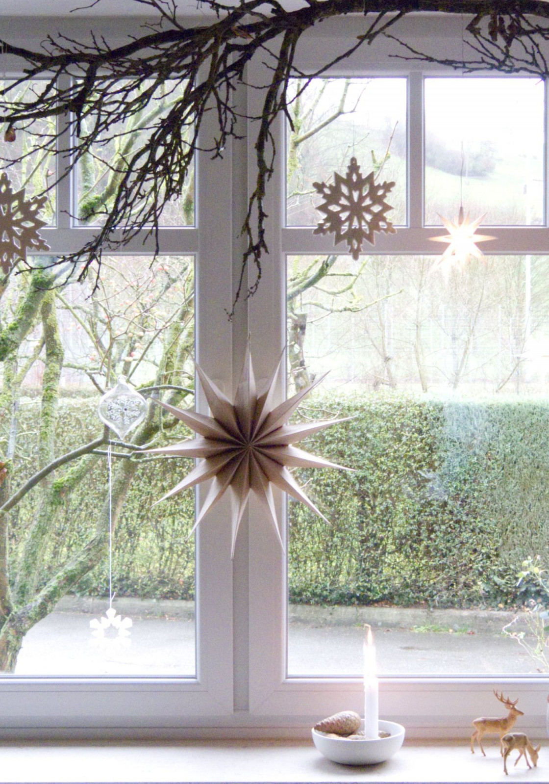 Fensterdeko Schöne Ideen Zum Dekorieren von Hängende Deko Wohnzimmer Photo