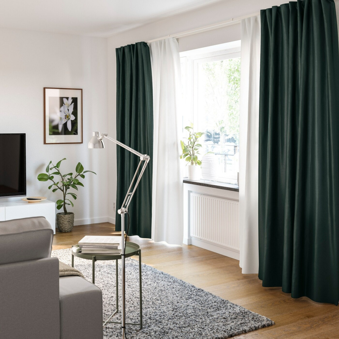 Gardinenideen Inspirationen Für Dein Zuhause  Ikea von Gardinen Wohnzimmer Kurz Und Lang Photo