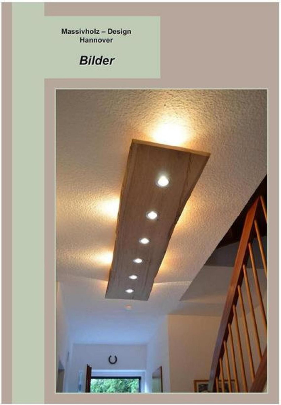Massiv Holz Design Decken Lampe (Led) In 2020  Lampen von Lampe Led Wohnzimmer Photo