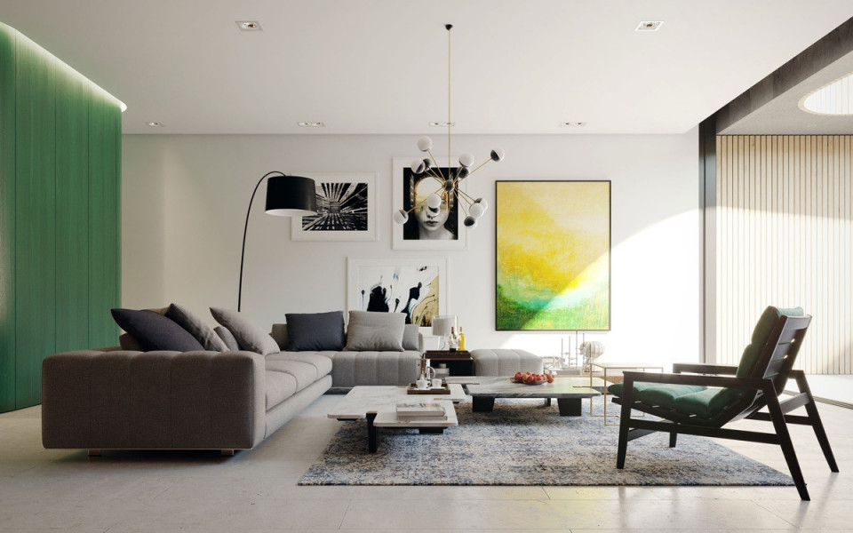 Moderne Wohnzimmerfarben  Trendge Einrichtungsideen In von Moderne Wohnzimmer Farben Photo