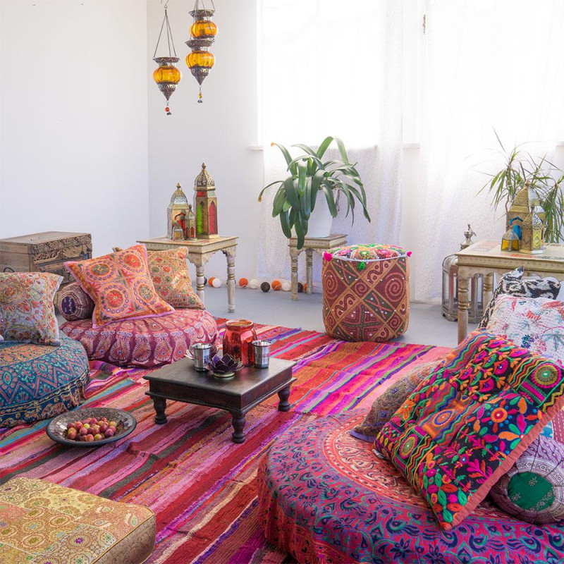 Orientalische Deko • Bilder  Ideen • Couch von Orientalische Deko Wohnzimmer Bild