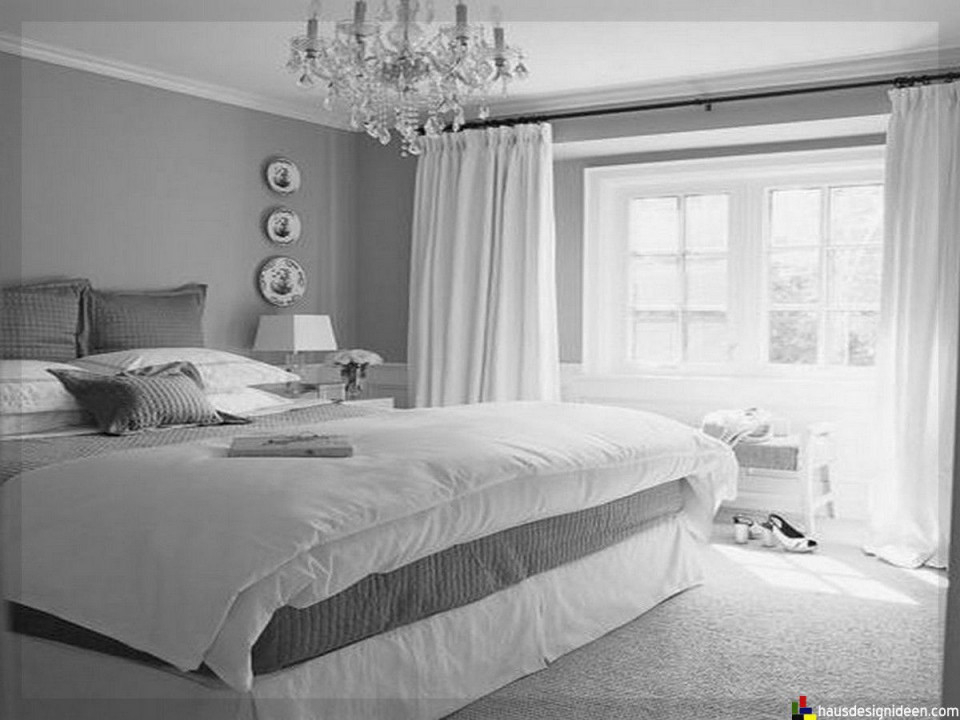 Schlafzimmer Ideen Grau Weiß011  Schlafzimmer Design von Wohnzimmer Ideen Grau Weiß Bild