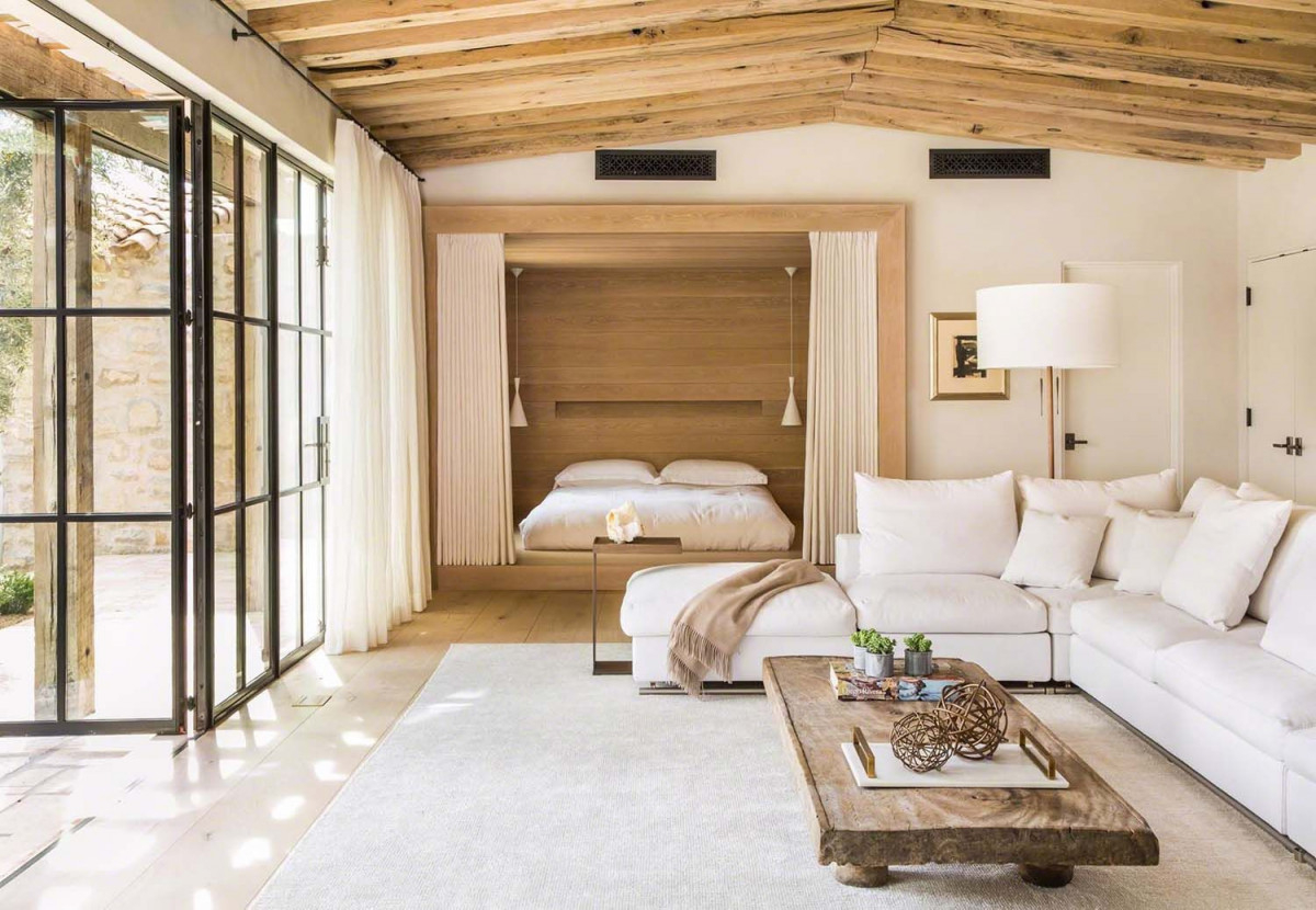 Schönes Traumhaus Im Mediterranen Stil In Paradise Valley von Mediterrane Deko Wohnzimmer Bild