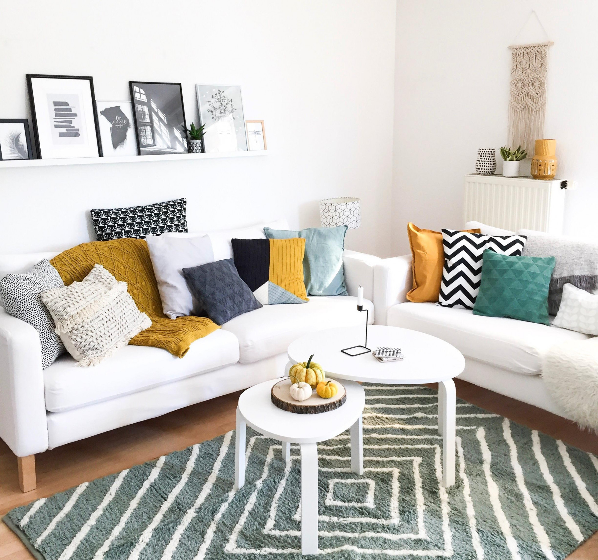 Senfgelb • Bilder  Ideen • Couch von Senfgelb Deko Wohnzimmer Photo
