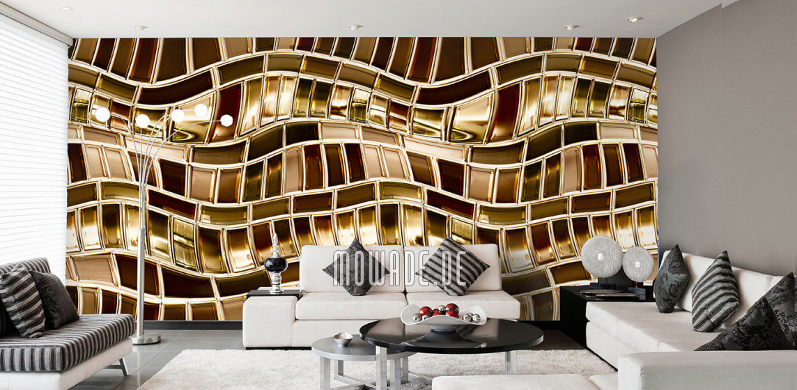 Tapeten Braun – Design Von Mowade® von Tapeten Wohnzimmer Brauntöne Bild
